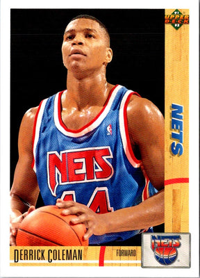 1991 Upper Deck International Italian Derrick Coleman #74