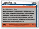 2019 Topps Update Ronald AcuÃ±a Jr.