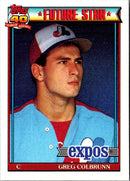1991 Topps Greg Colbrunn