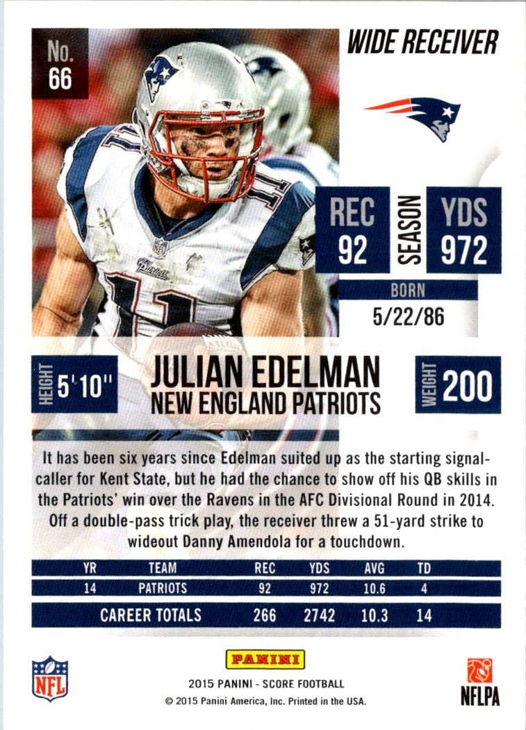 2015 Score Julian Edelman