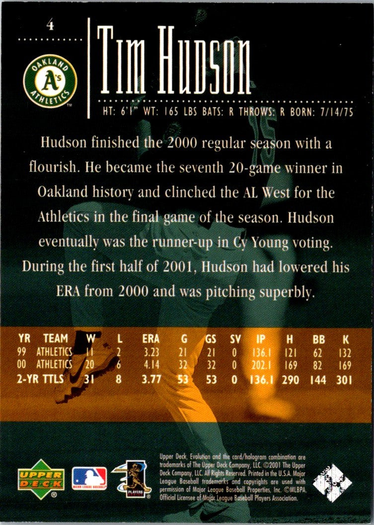 2001 SPx Tim Hudson