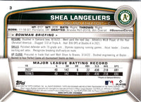 2023 Bowman Shea Langeliers #3 Rookie