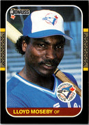 1987 Donruss Lloyd Moseby
