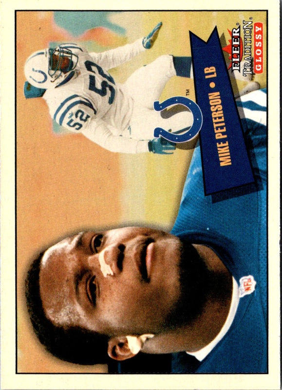 2001 Fleer Tradition Glossy Mike Peterson #60