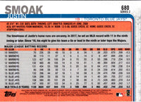 2019 Topps Justin Smoak #680A
