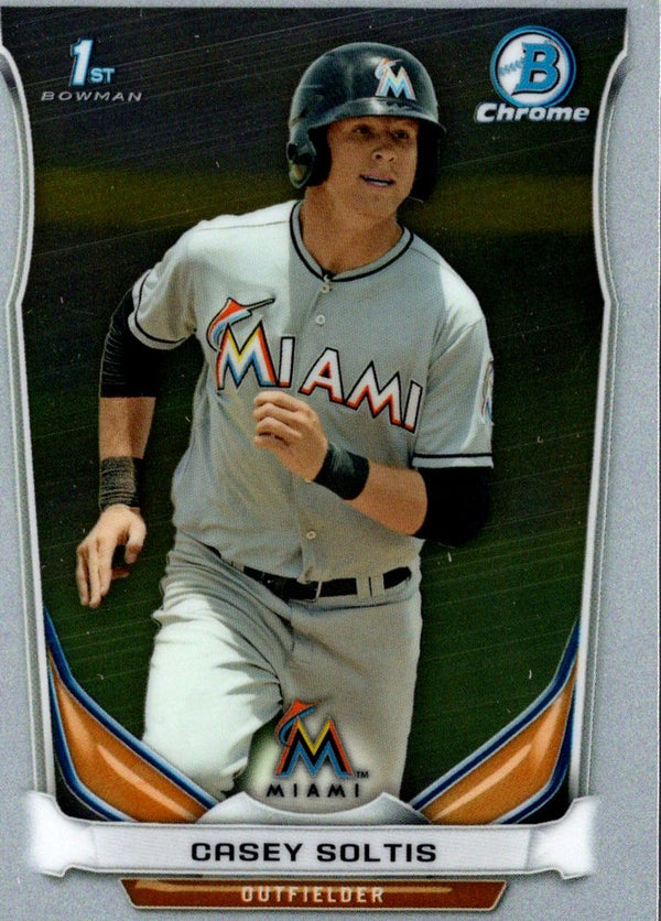 2014 Bowman Draft Picks & Prospects Chrome Casey Soltis #CDP110