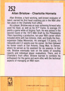 1991 Fleer Allan Bristow