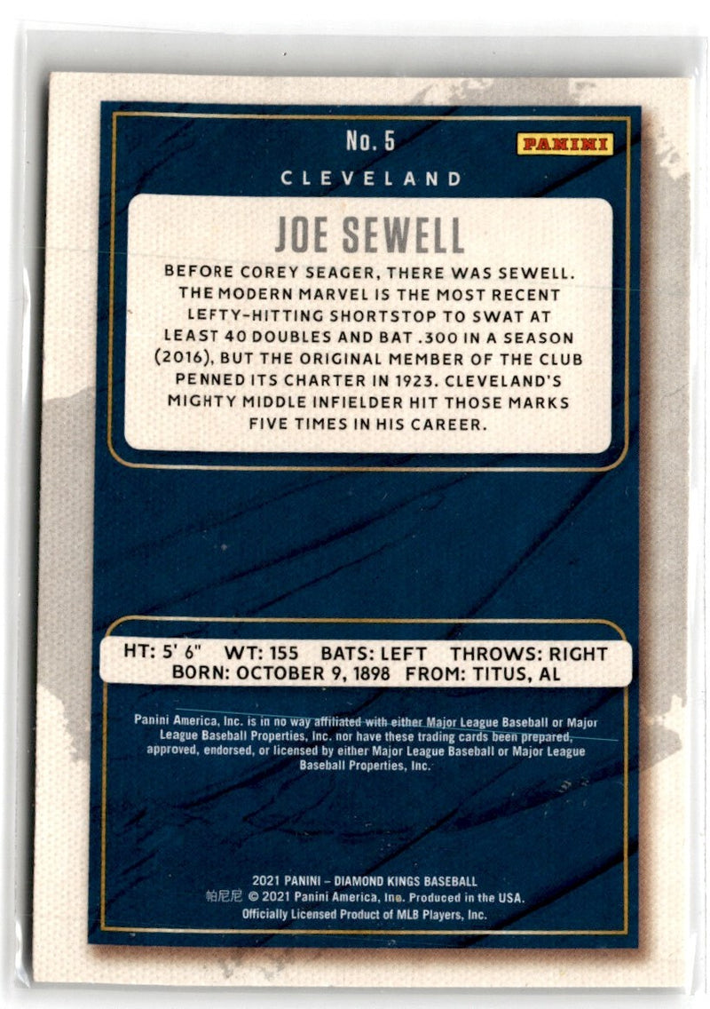 2021 Panini Diamond Kings Blue Joe Sewell