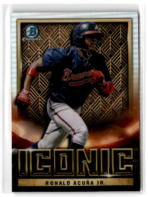 2023 Bowman Chrome Iconic Ronald AcuÃ±a Jr. #BI-2