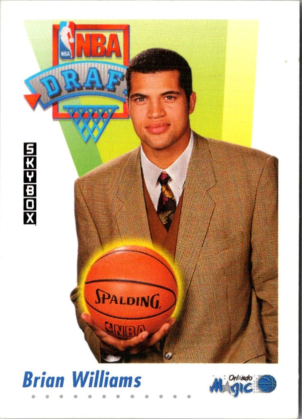 1991 SkyBox Brian Williams #522 Rookie