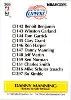 1990 Hoops Danny Manning #366
