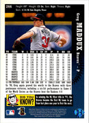 1997 Collector's Choice Atlanta Braves Greg Maddux