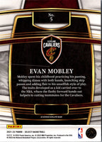 2021 Panini Select Blue Evan Mobley #5