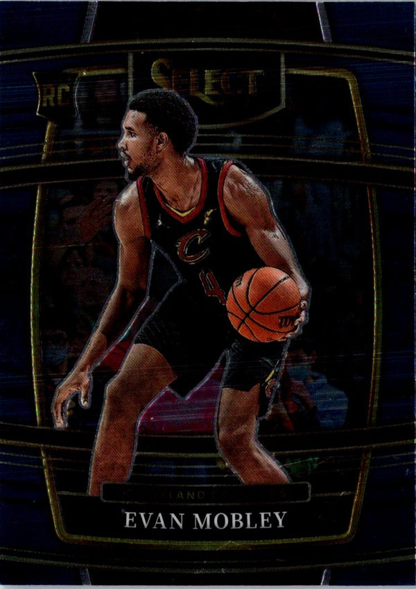 2021 Panini Select Blue Evan Mobley #5