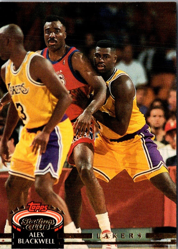 1992 Stadium Club Alex Blackwell #281 Rookie
