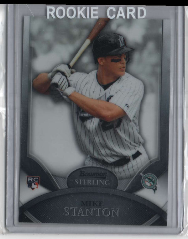 2010 Bowman Sterling Mike Stanton #17 Rookie