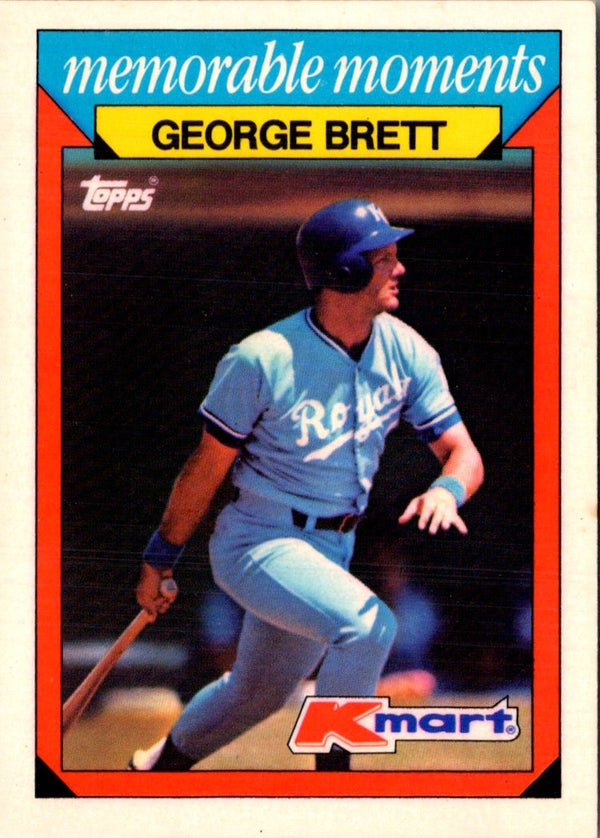 1988 Topps Kmart Memorable Moments George Brett #3