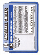 1990 Swell Baseball Greats Carl Yastrzemski