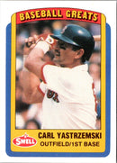 1990 Swell Baseball Greats Carl Yastrzemski