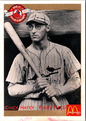 1992 Pacific McDonald's St. Louis Cardinals Chick Hafey #11