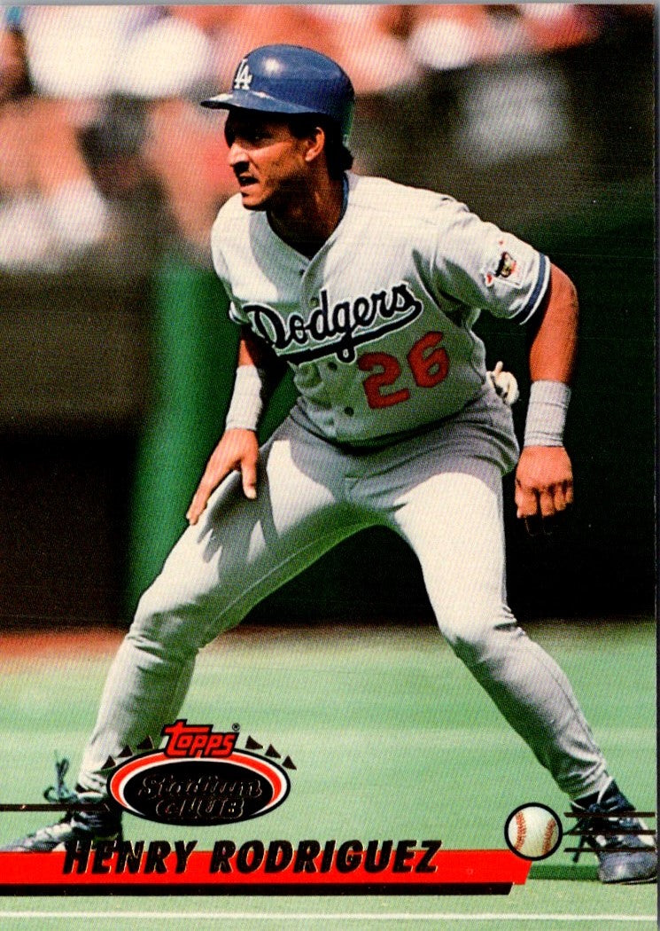 1993 Stadium Club Henry Rodriguez