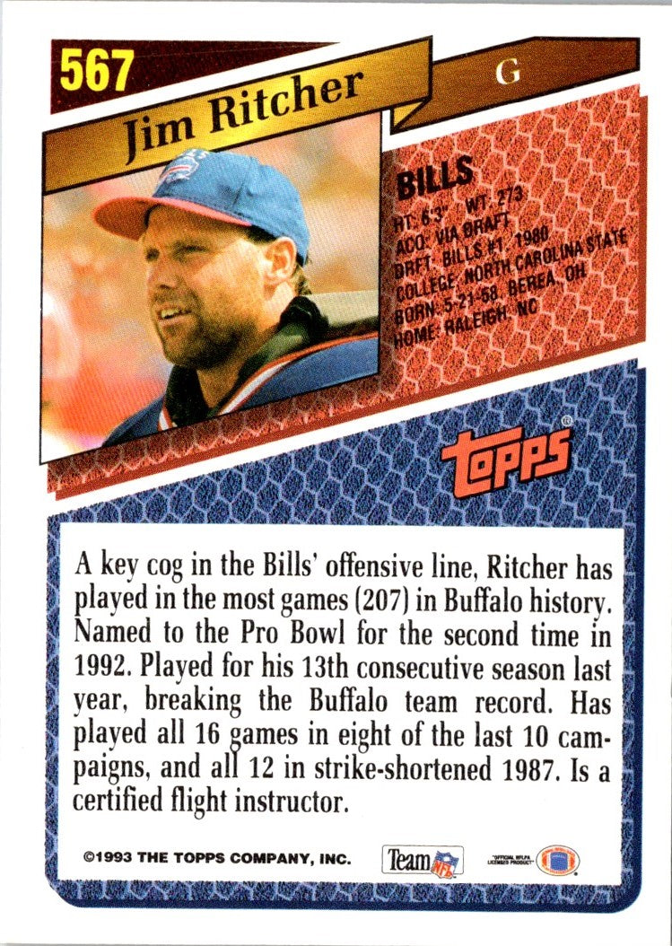 1993 Topps Jim Ritcher