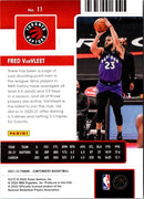 2022 Panini One and Red Fred VanVleet