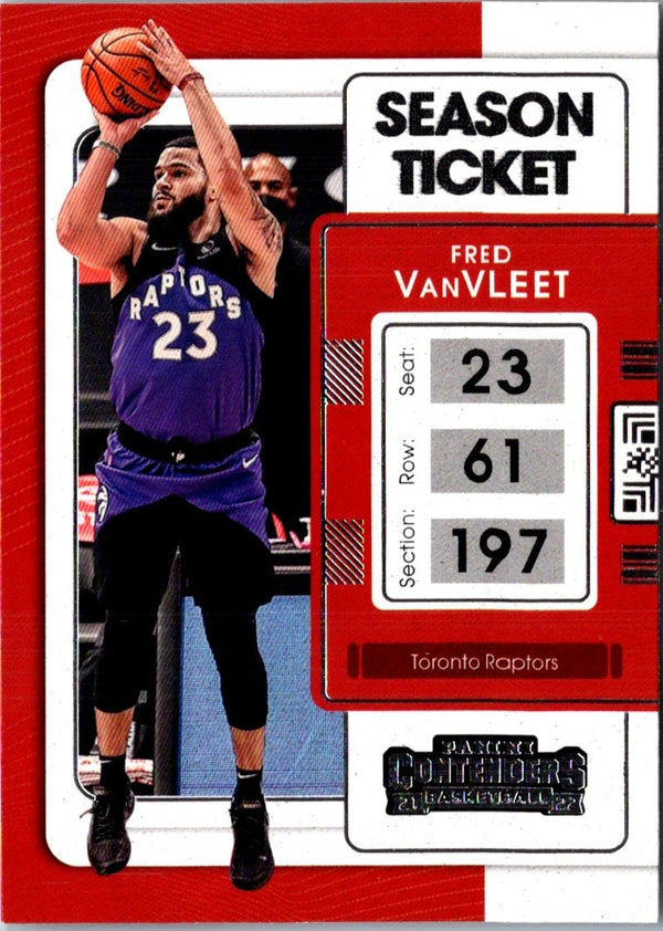 2022 Panini One and Red Fred VanVleet #11