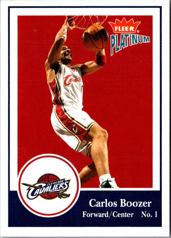 2004 Fleer Throwbacks Carlos Boozer #26