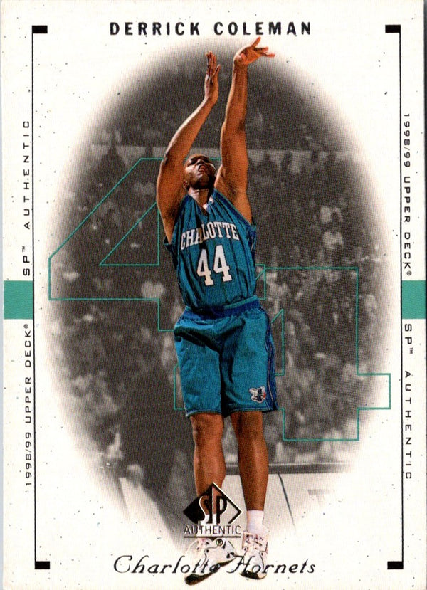 1998 SP Authentic Derrick Coleman #17