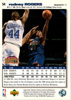 1995 Collector's Choice Rodney Rogers #39