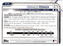 2021 Bowman Prospects Oswald Peraza