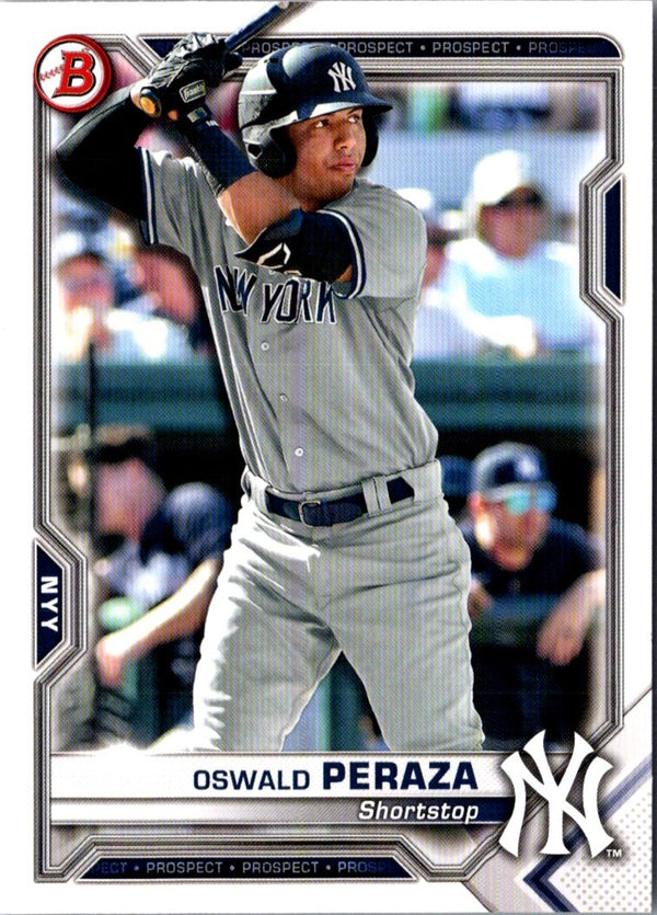 2021 Bowman Prospects Oswald Peraza #BP-50