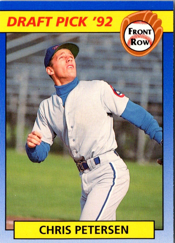 1992 Front Row Draft Picks Chris Petersen #58