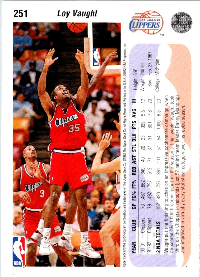 1992 Upper Deck Loy Vaught
