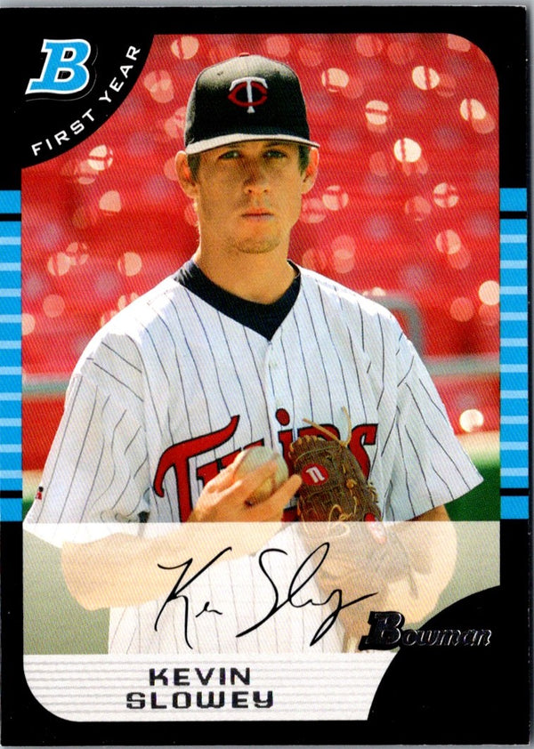 2005 Bowman Draft Picks & Prospects Kevin Slowey #BDP68 Rookie