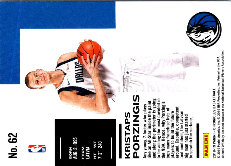 2018 Panini Kristaps Porzingis