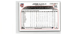 2022 Topps Update Gold Jorge Alcala #US201 1598/2022