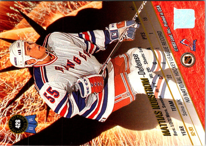 1993 Leaf Mattias Norstrom