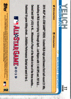 2019 Topps Chrome Update Edition Christian Yelich #77
