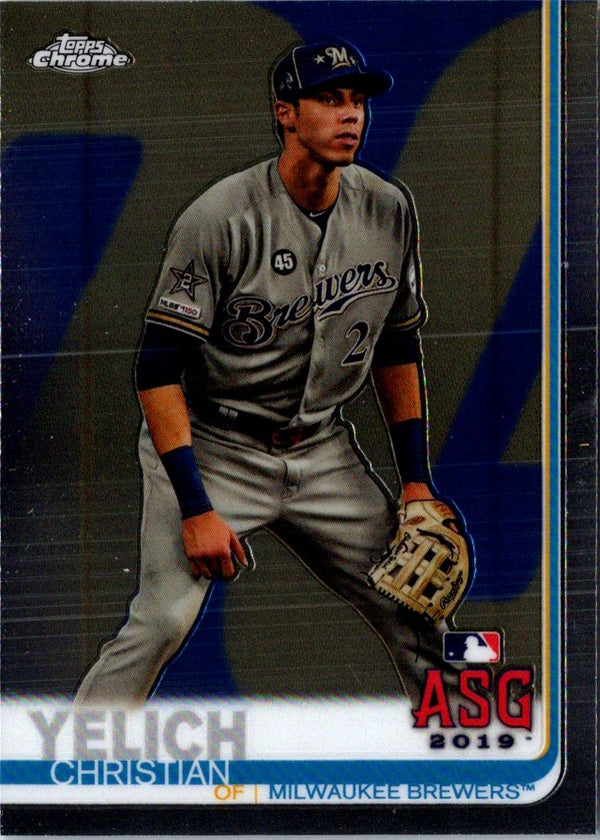 2019 Topps Chrome Update Edition Christian Yelich #77