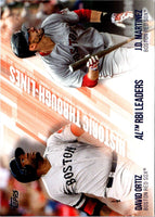 2019 Topps Historic Through-Lines J.D. Martinez/David Ortiz #HTL-48