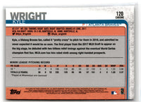 2019 Topps Chrome Kyle Wright #120 Rookie