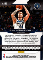 2020 Panini Prizm Prizms Juancho Hernangomez #192