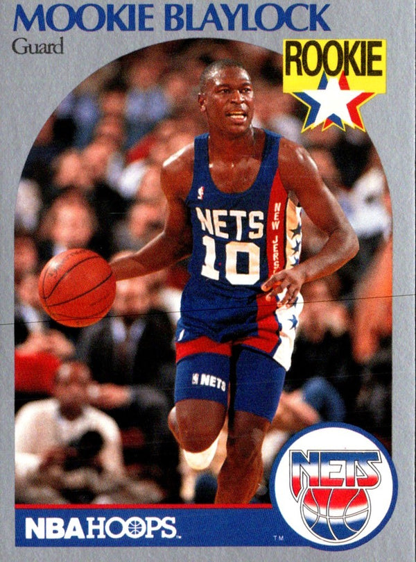 1990 Hoops Mookie Blaylock #193 Rookie