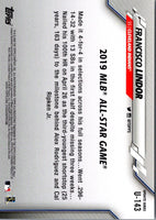2020 Topps Update Francisco Lindor #U-143