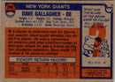 1976 Topps Dave Gallagher