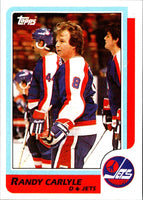 1986 Topps Randy Carlyle #144