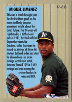 1994 Fleer Major League Prospects Miguel Jimenez #17