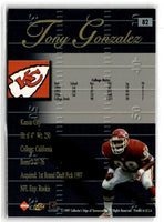 1998 Collector's Edge Advantage Tony Gonzalez #82